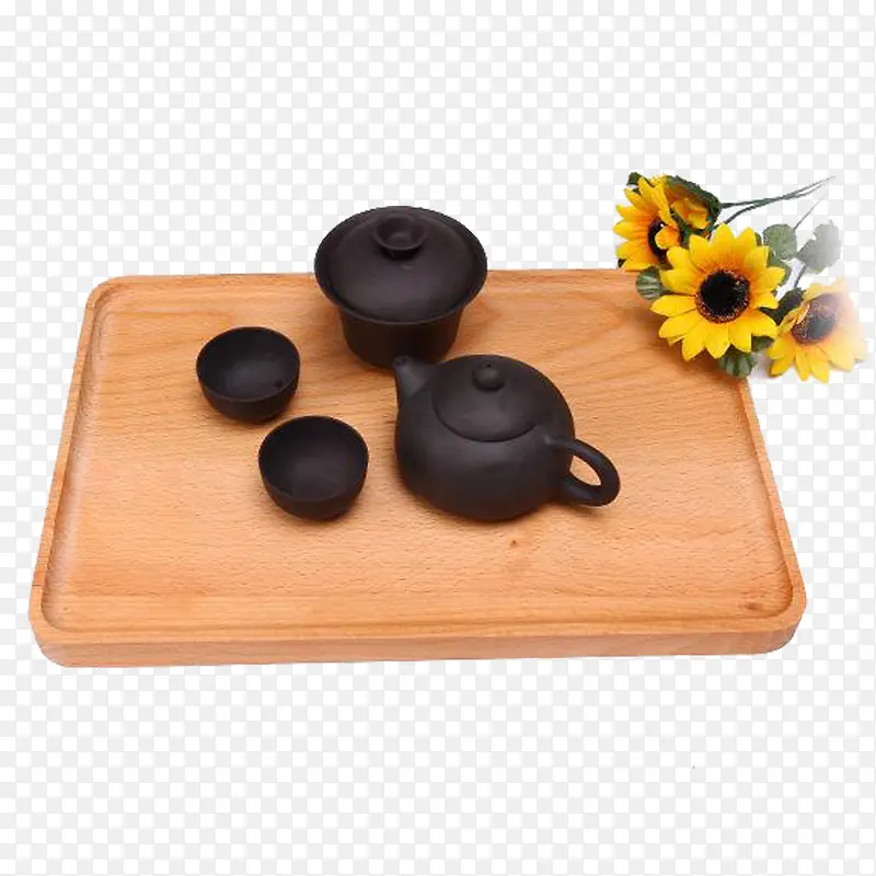 茶具木餐盘矩形