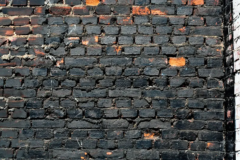 黑色复古砖墙背景
