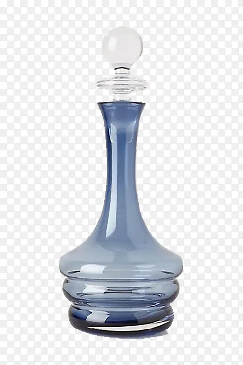 蓝色玻璃瓶