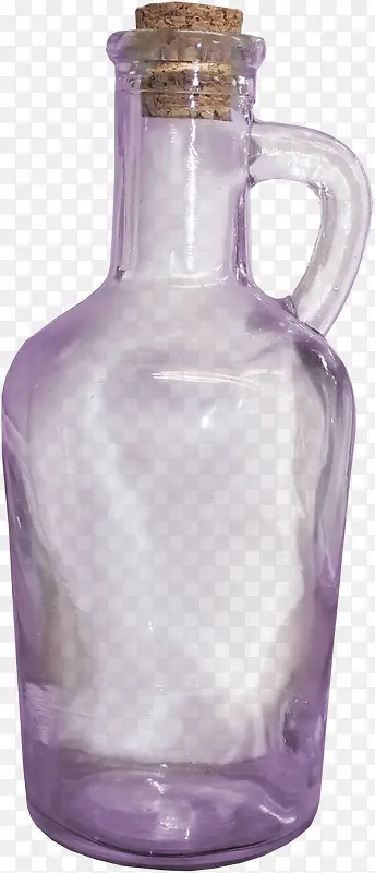 紫色漂亮玻璃瓶