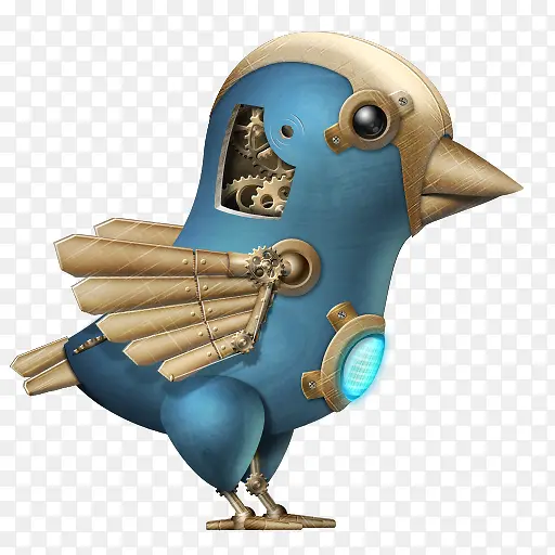 机械twitter蓝色小鸟