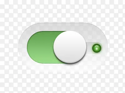 白色按钮绿色底PSD素材