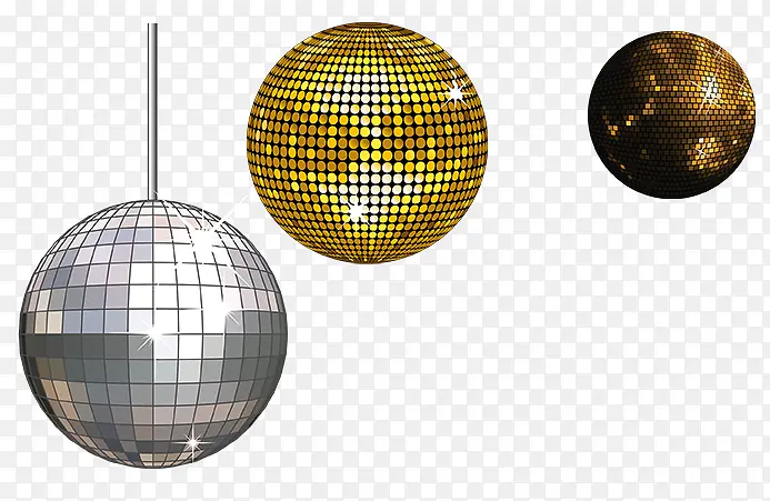 舞厅disco水晶球矢量素材