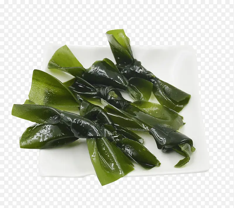 盘装海带结图片素材