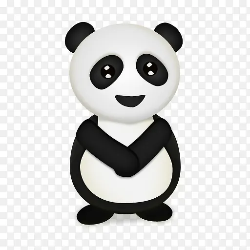 熊猫反式可爱的小动物