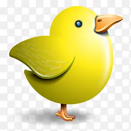 twitter 黄色的小鸟图标