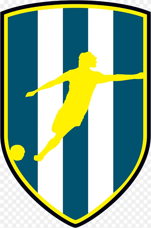 矢量盾牌足球俱乐部徽章设计