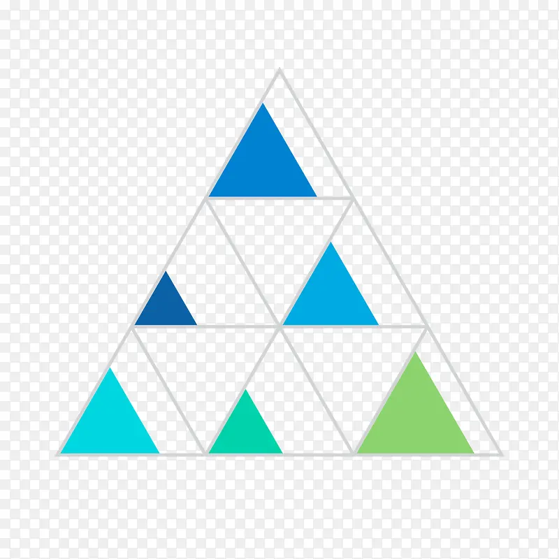 矢量PPT三角形