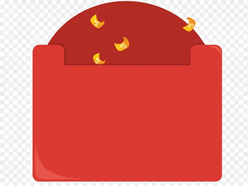 红包 钱 扁平化 页面装饰图案