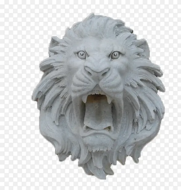 狮子头石雕