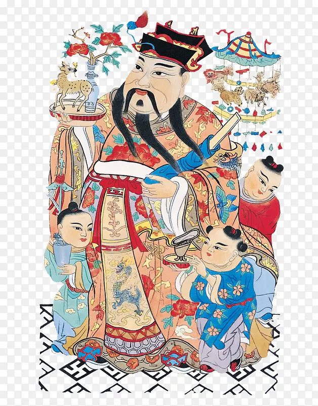 春节门神年画