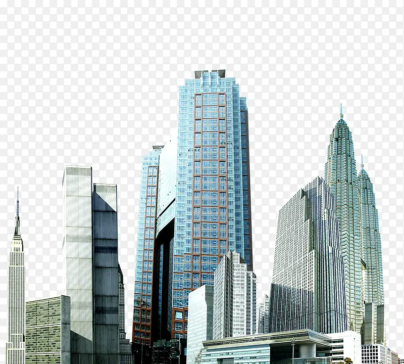 高楼大厦背景模版