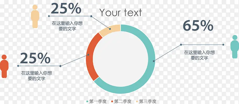 创意环形业绩报表