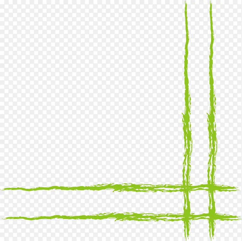 绿色线条框架