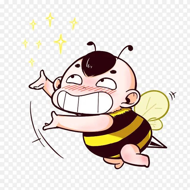 卡通人形小蜜蜂