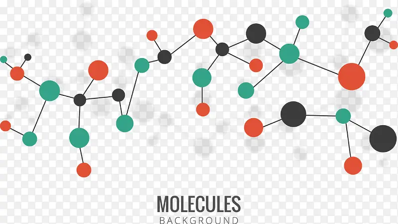 矢量手绘化学排列