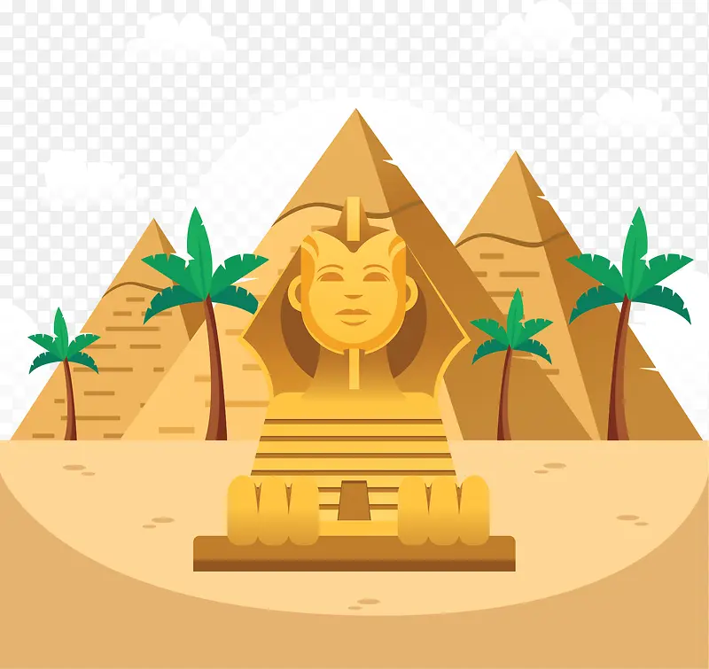 埃及金字塔人面像