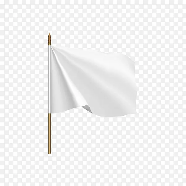 白色矢量旗帜