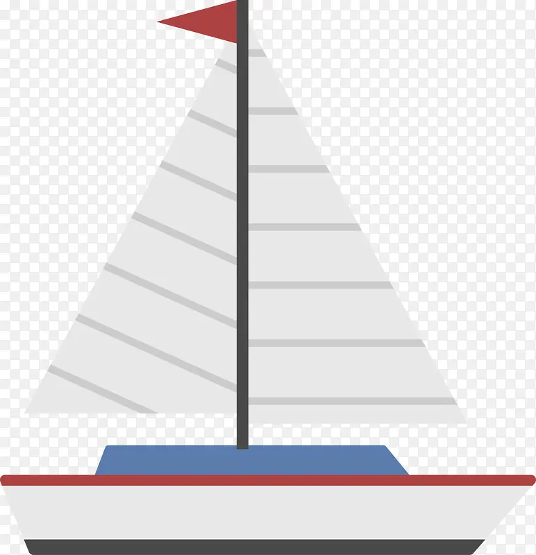 帆船矢量图