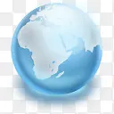显示器地球网页图标