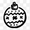 圣诞装饰球图标