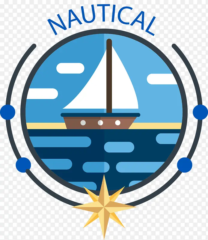 航海徽章胸牌设计图片