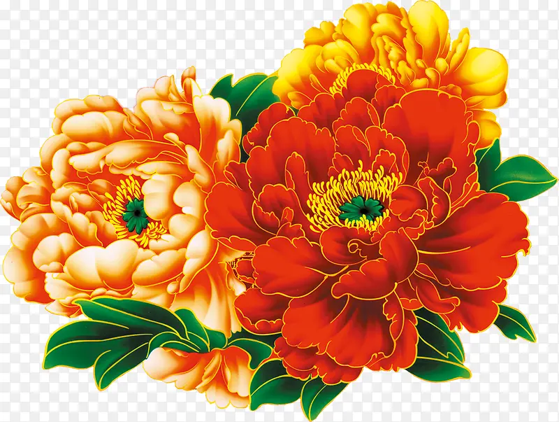 鲜艳教师节快乐专题花卉元素