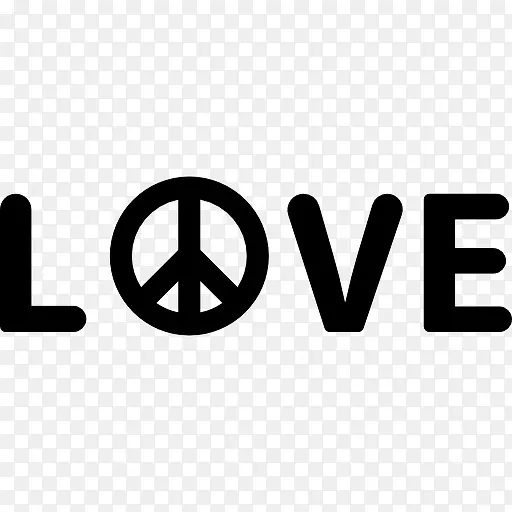爱与和平的象征图标