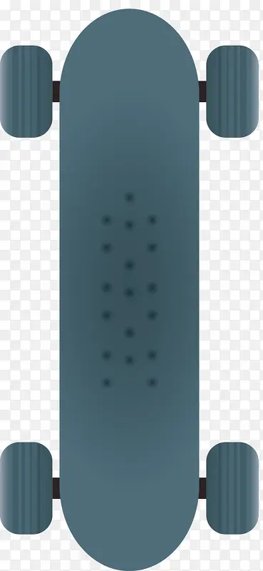 蓝色磨砂材质矢量滑板