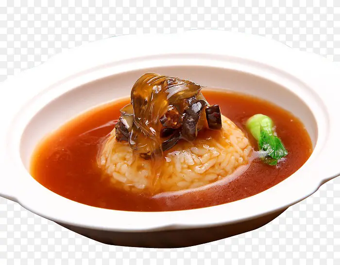 鲍汁海参捞饭
