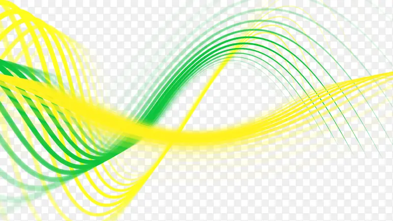 线条柔顺拧巴曲线正弦余弦COS光线特效
