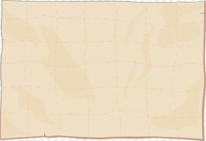 米黄色简约地图边框纹理