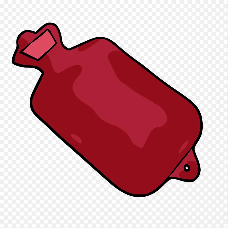 红色热水袋