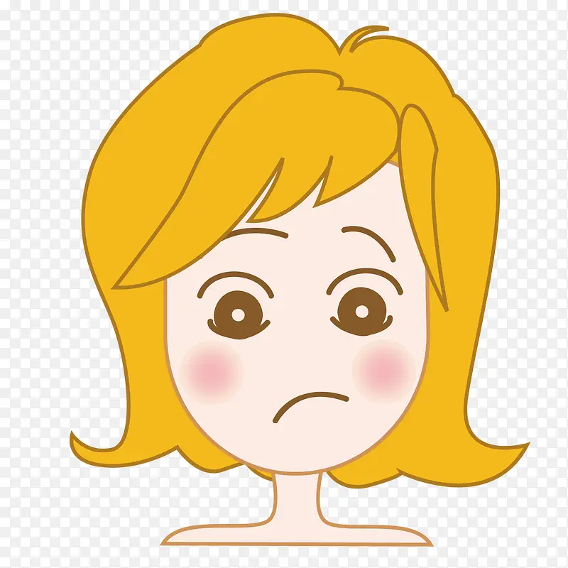 懊恼的女人