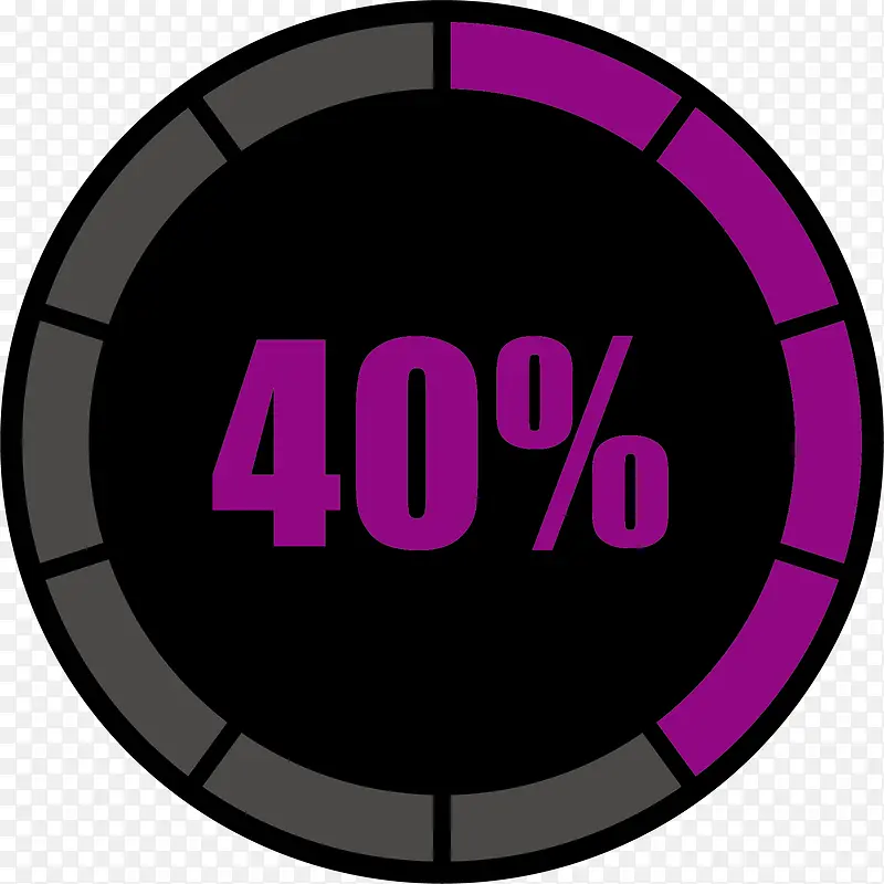 圆形40%数据矢量正在加载