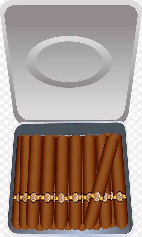 盒装香烟矢量图