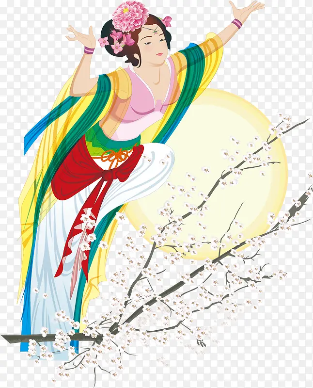 仙女奔月