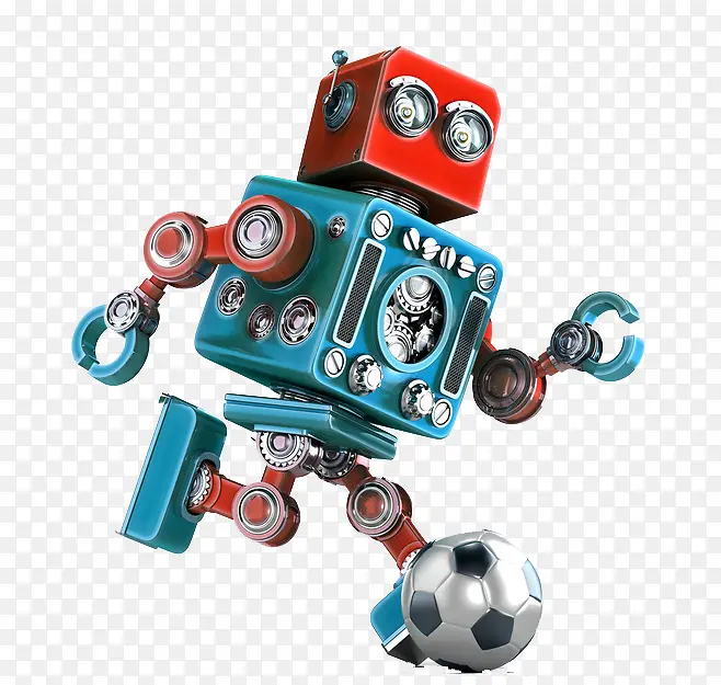 机器人踢球