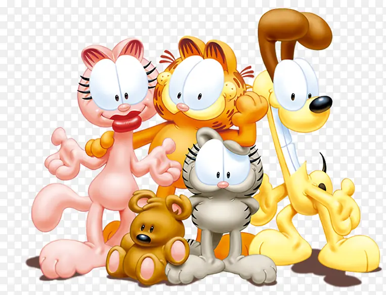 加菲猫家族卡通