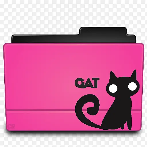 卡通猫文件夹图标下载