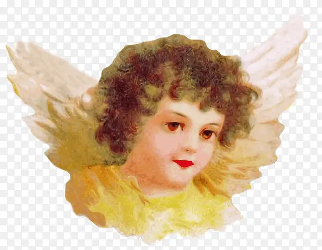 可爱的小天使手绘