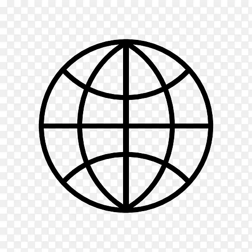 互联网地球简易图标