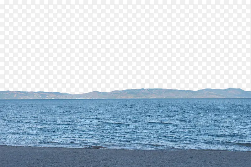 蓝色海面波光