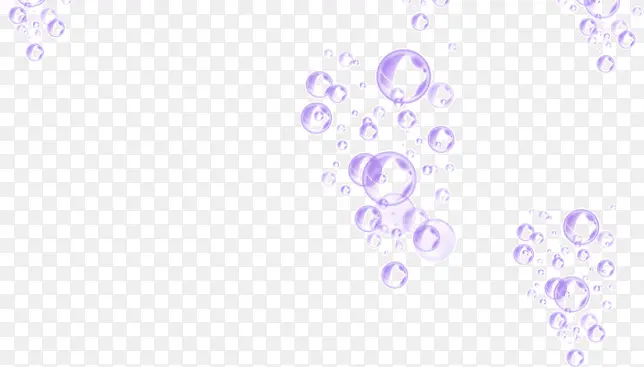紫色的水泡水珠