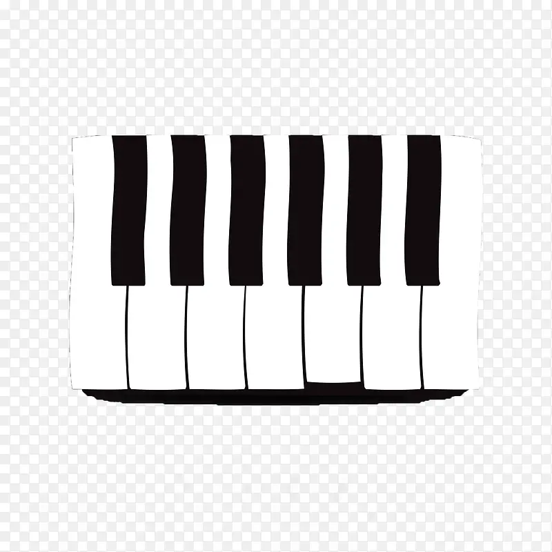 钢琴键盘设计矢量素材