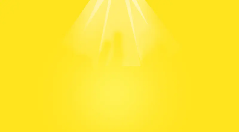 黄色纯色网站banner白色光效