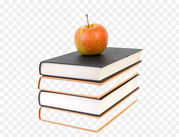 四本书一个苹果