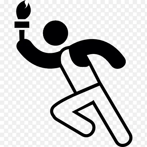 奥运会火炬手图标