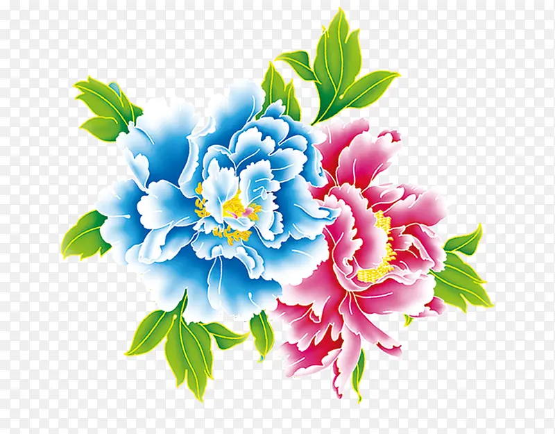 国画牡丹