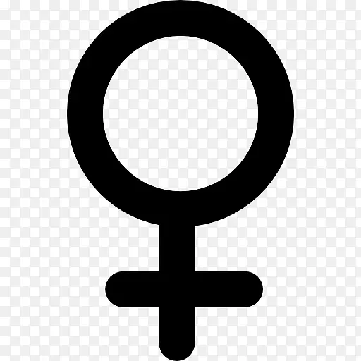 女性的性别符号图标